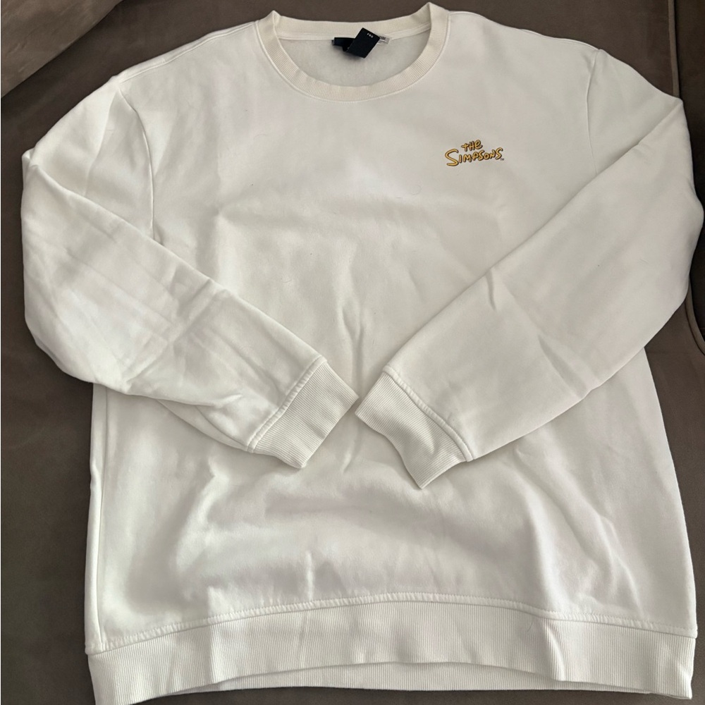 The Simpsons H&M Cream Sweatshirt